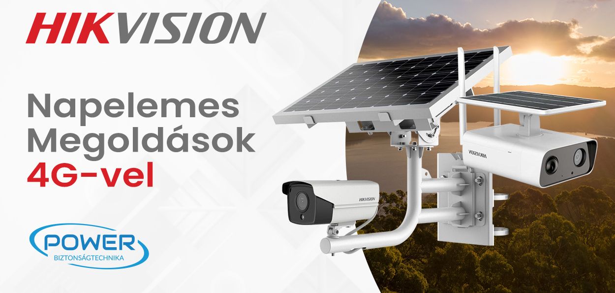 Hikvision napelemes megoldások