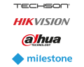 Techson, Dahua, Hikvision, Milestone